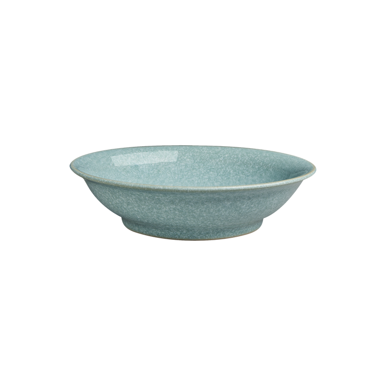 Denby Elements Green Medium Shallow Bowl Seconds