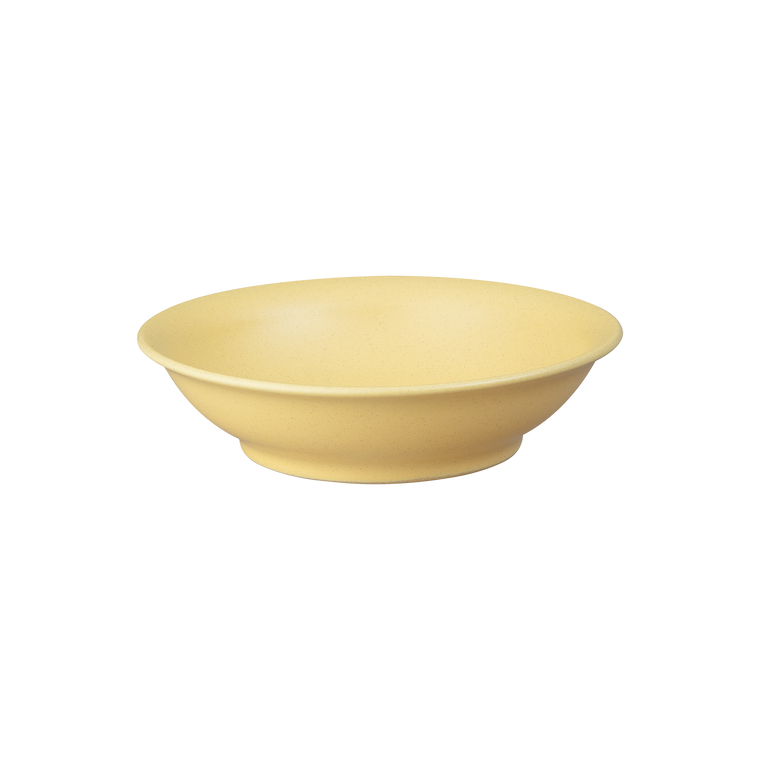 Denby Impression Mustard Medium Shallow Bowl Seconds
