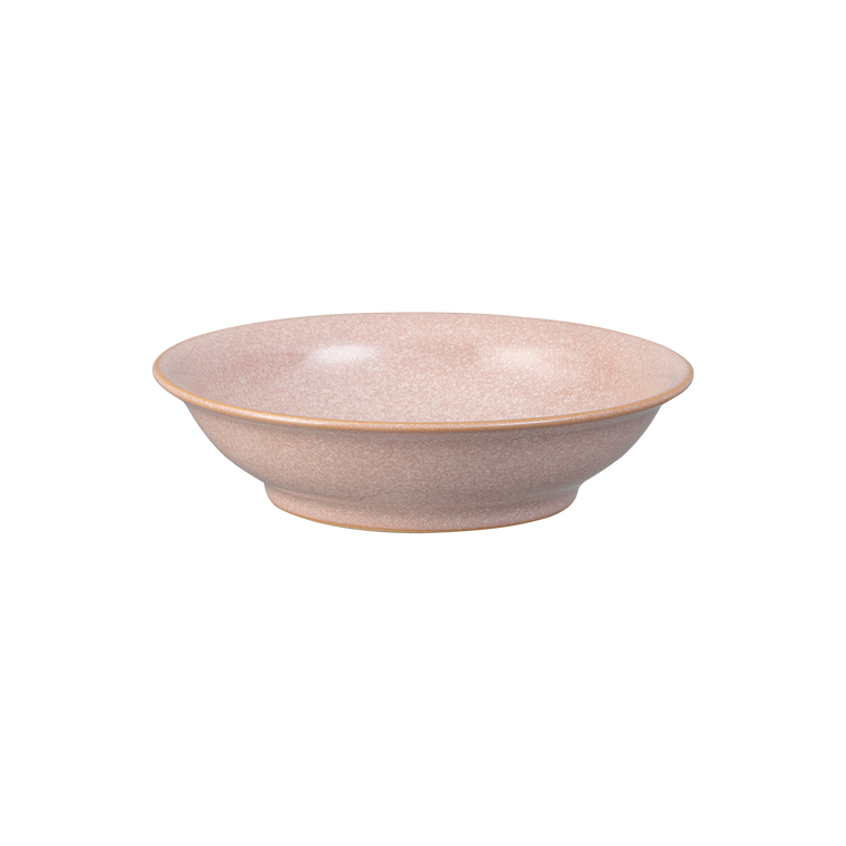 Denby Elements Sorbet Pink Medium Shallow Bowl