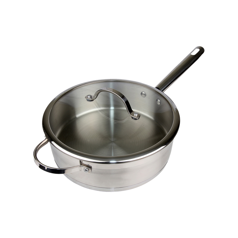 Denby Denby Stainless Steel 26cm Saute Pan (With Lid Uncoated)