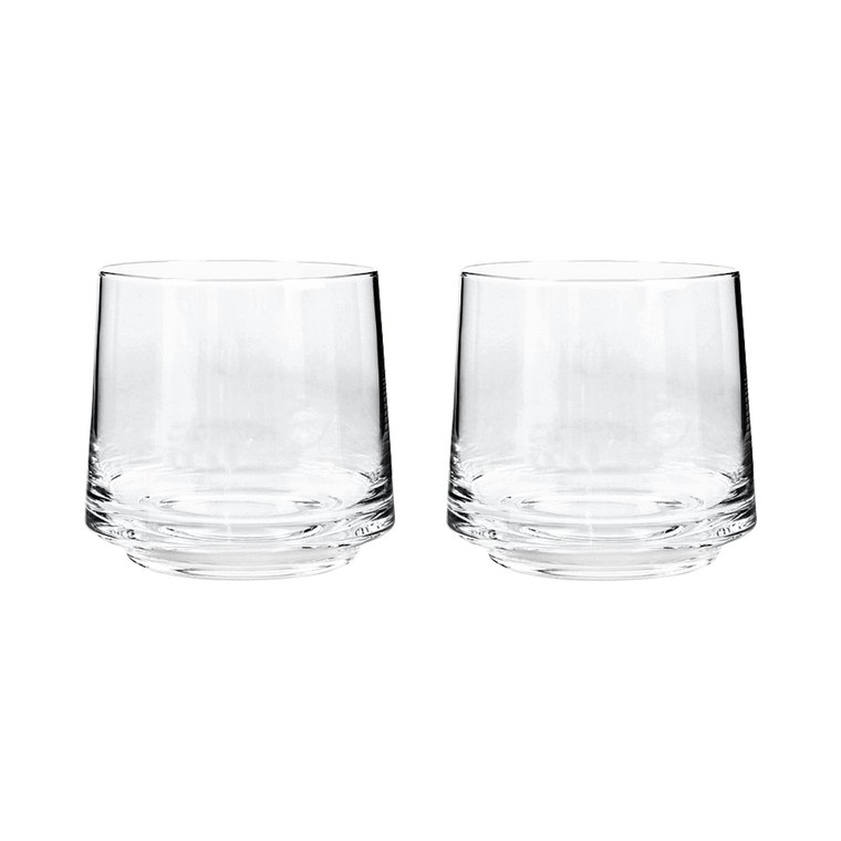 Denby Contemporary Clear Small Tumblers Set Of 2