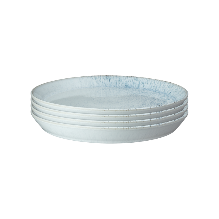 Denby Kiln Blue Dinner Plates Set Of 4