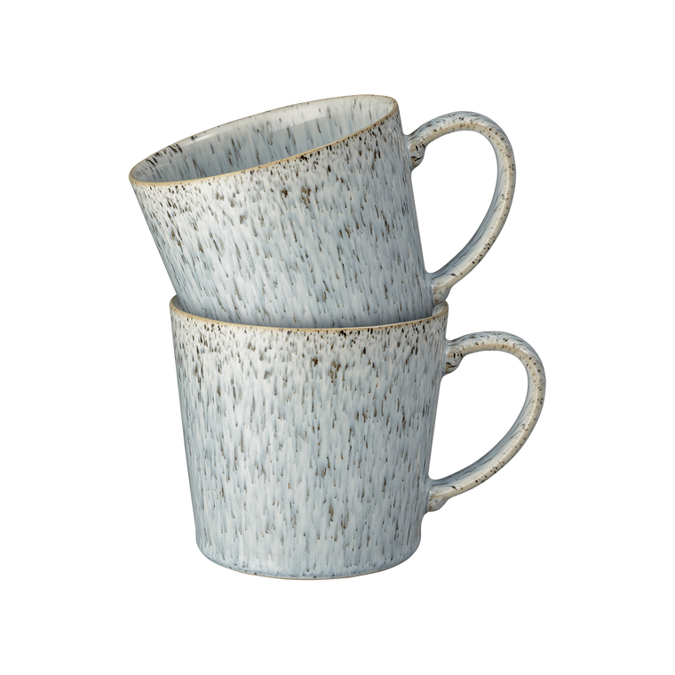 Denby Halo Speckle Mugs Set Of 2