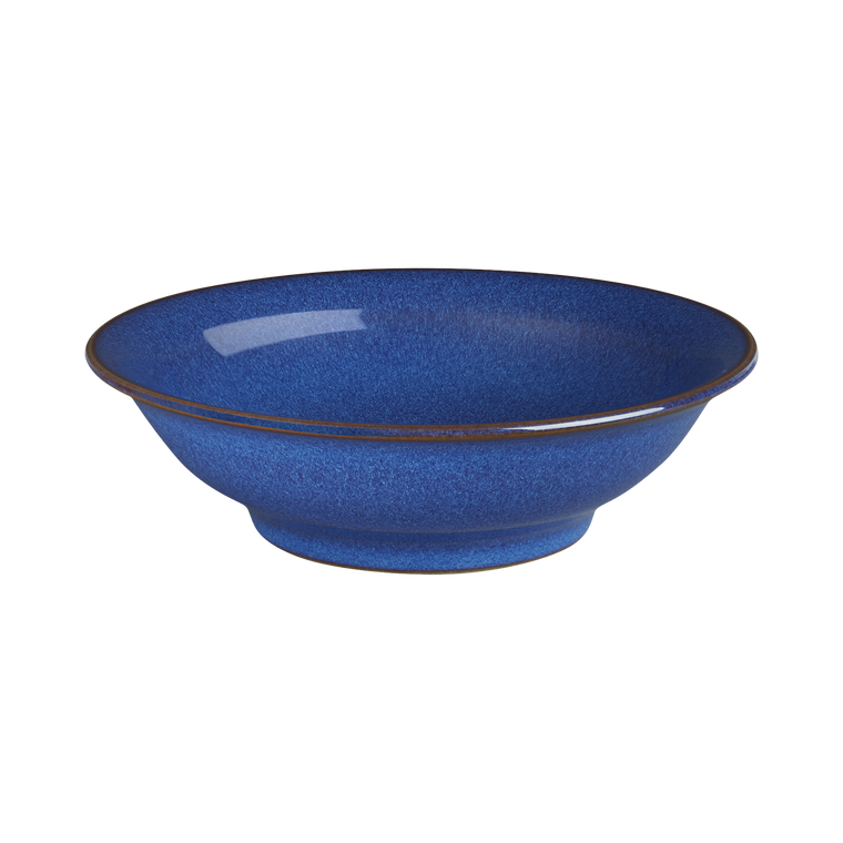 Denby Imperial Blue Small Shallow Bowl Seconds