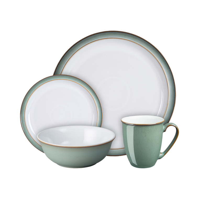 Denby Regency Green 16 Tableware Set