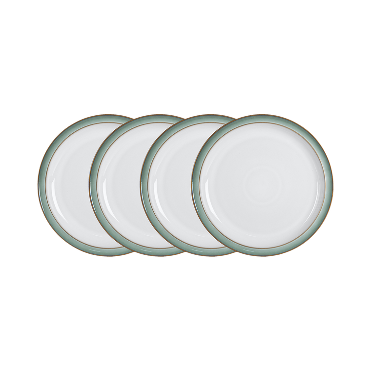 Denby Regency Green Dinner Plates Set Of 4