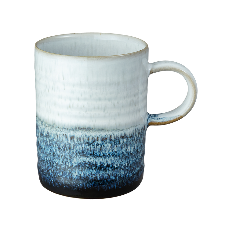 Denby Kiln Blue Ridged Mug Seconds