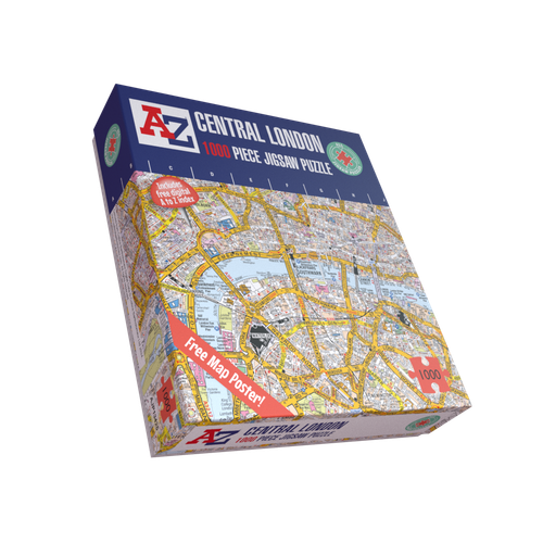 A to Z Map of London 1000 Piece Jigsaw Puzzle