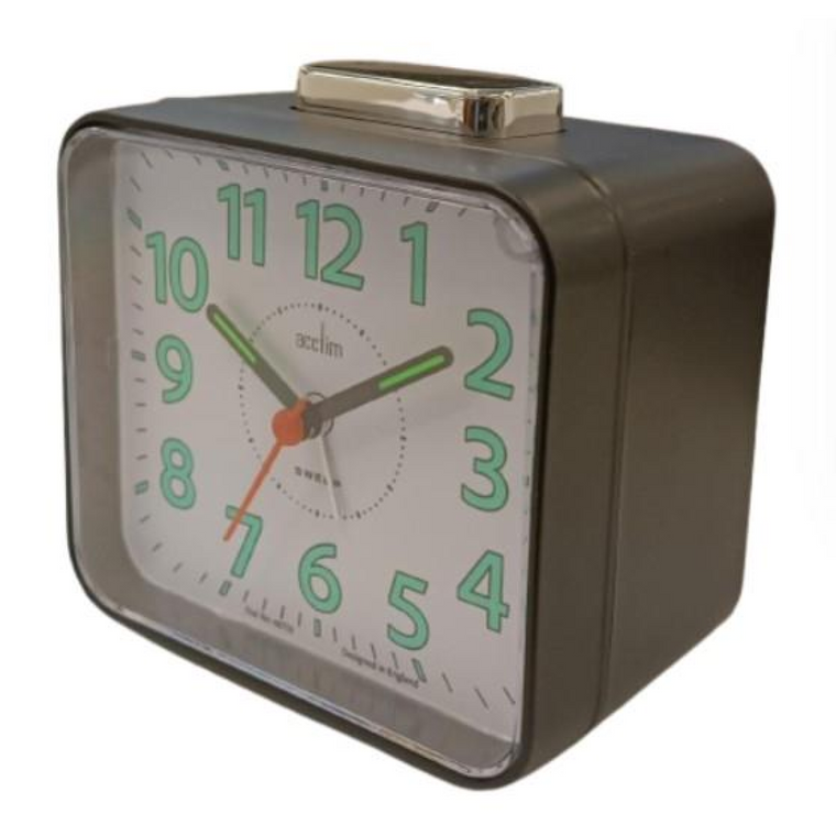 Acctim Parker Alarm Clock in Black - 16463