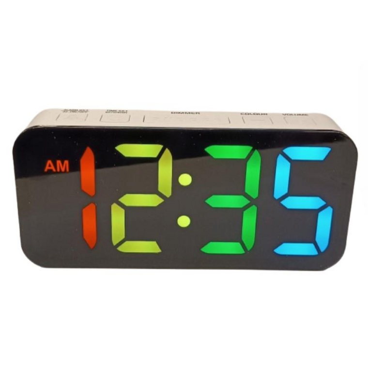 Acctim Jaxon Digital Alarm Clock in White - 16512