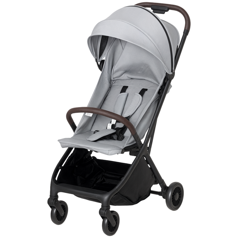 AIYAPLAY Baby Stroller with Adjustable Seat, Travel Pushchair - Light Grey