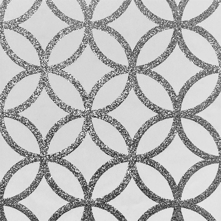 Sequin Geo White/Silver sw9