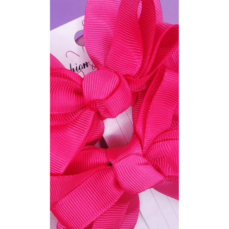 Mini Hair Bow Clip Slide Pack of 24