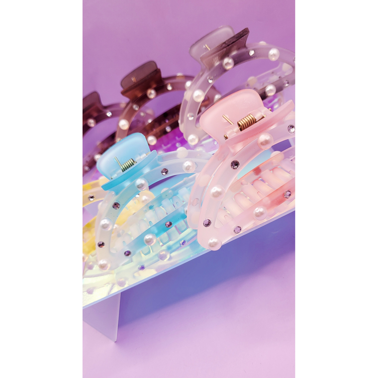 Pearl Essence Curve Hair Clamps Pack of 12