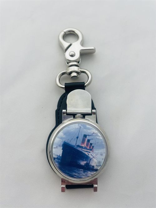 Boxx Ship Belt Clip Pocket Watch M5107PD