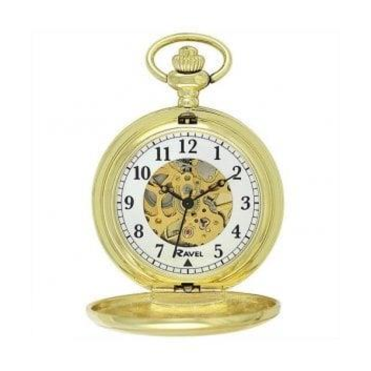 Boxx Double Hunter Gilt Pocket Watches M5103.02