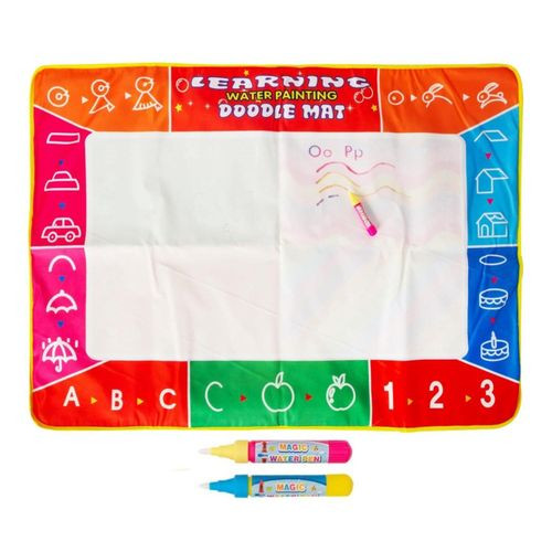 Doodle Children Creativity Drawing Mat, Small + Large and 5 Pcs Accessories Set - Large