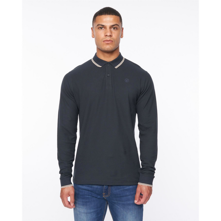 Roxberry Long Sleeve Polo Navy - L