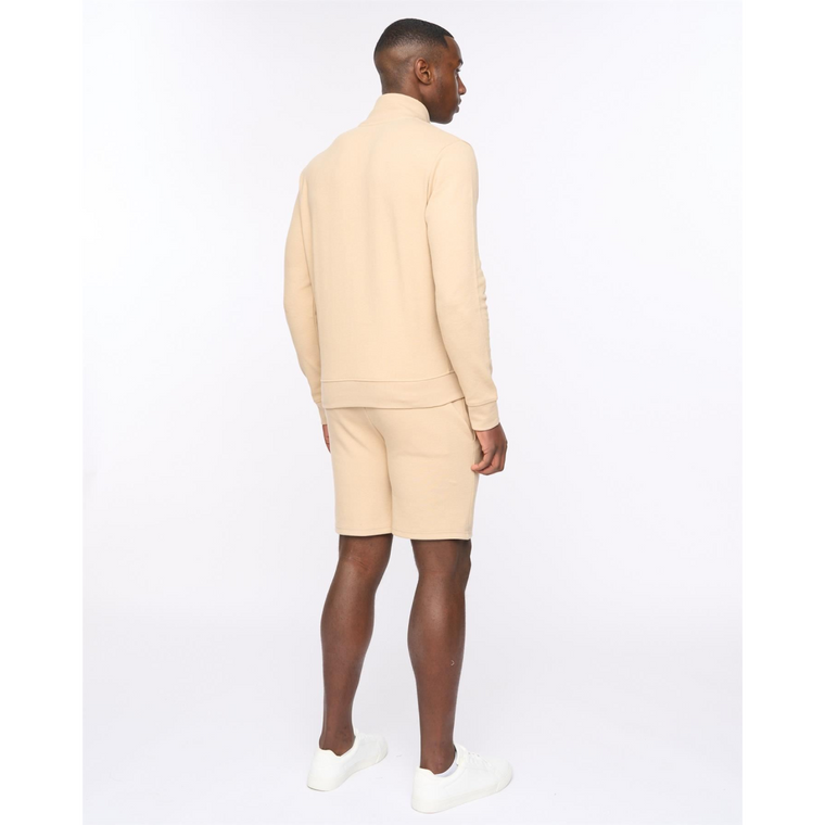 Hannings Zip Thru Hoodie Stone - XL