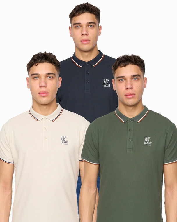 Melports Polo 3pk Assorted - XL