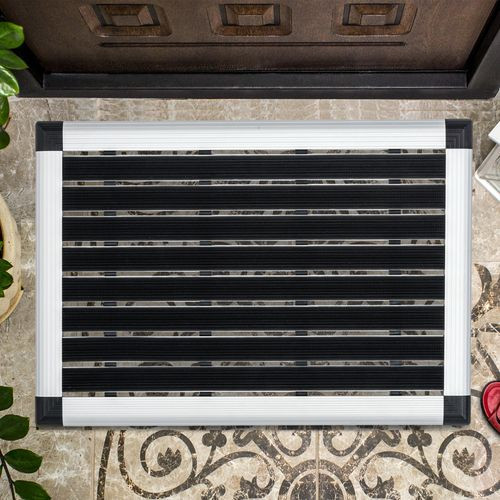 Doortex® Alumat Outdoor Entrance Mat, Black - 40 x 60cm