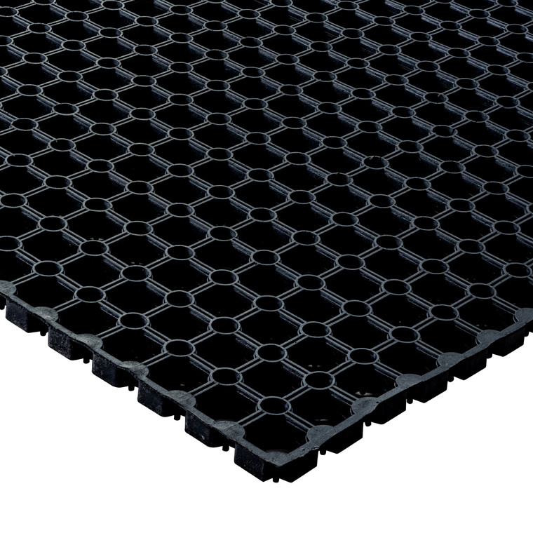 Doortex® Octomat Black All-Weather Heavy Duty Outdoor Entrance mat - 60 x 80cm