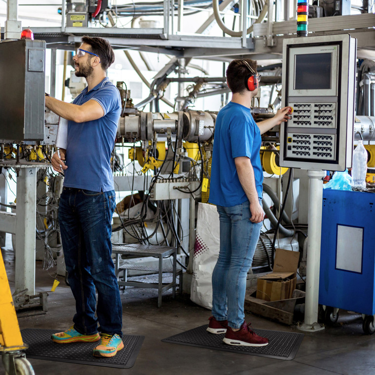 Doortex® Black Anti-Fatigue BubbleMat - 90 x 150cm