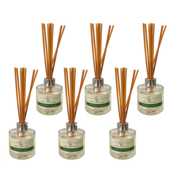 Reed Diffuser Oil Based 100ml - Neroli Light Pack of 6