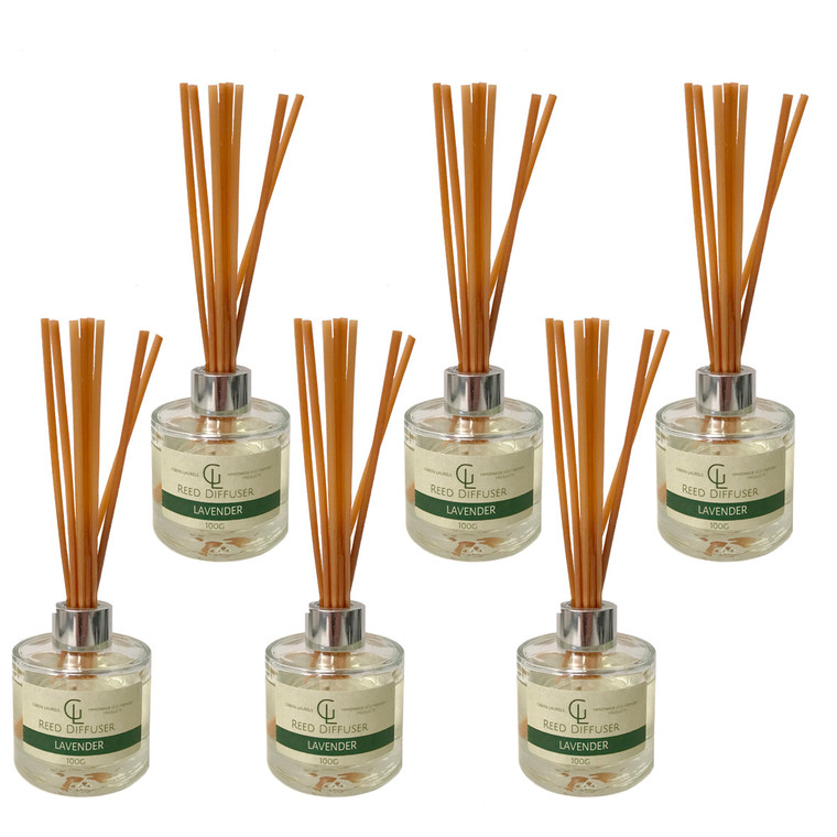 Reed Diffuser Oil Based 100ml - Lavender Pack of 6