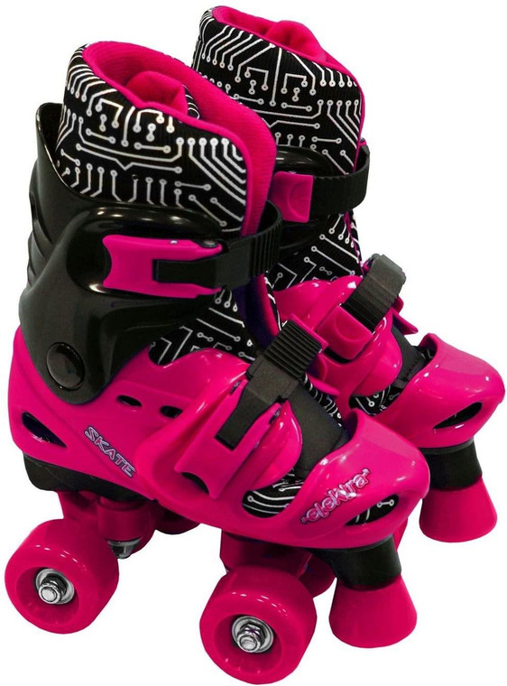 Elektra Quad Boot Medium Black & Pink 13J-2