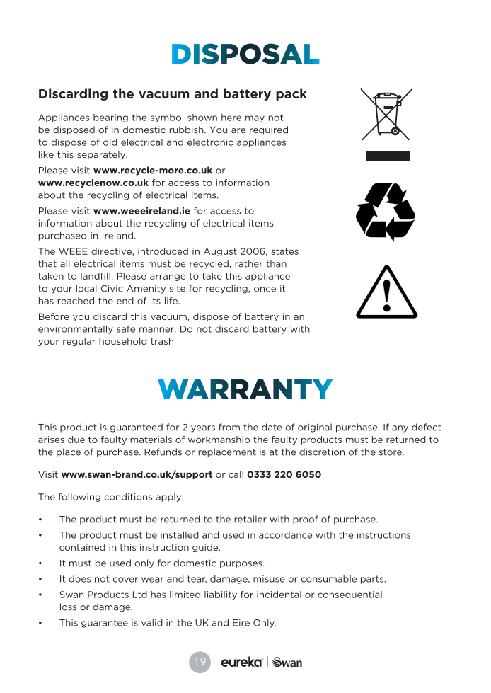 Swan Elevate SC15828N Manual Page19