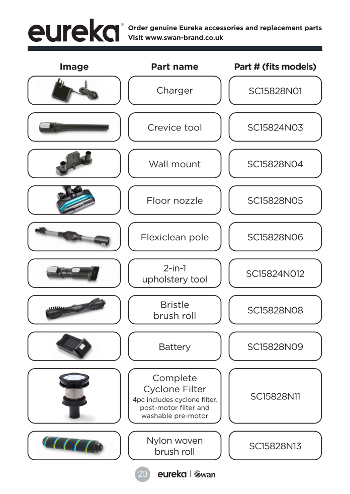 Swan Elevate SC15828N Manual Page20