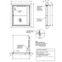 24" x 24" Floor Door (300 lb./sqft) - designed for applications where watertightness is not required - Acudor