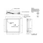 8" x 8" Fire Rated Un-Insulated Access Door with Flange for Drywall - provide access in fire rated walls - Acudor