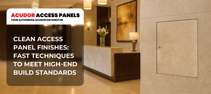 Clean Access Panel Finishes: Fast Techniques To Meet High-End Build Standards