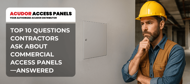 Top 10 Questions Contractors Ask About Commercial Access Panels—Answered