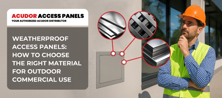 Weatherproof Access Panels: How To Choose the Right Material for Outdoor Commercial Use