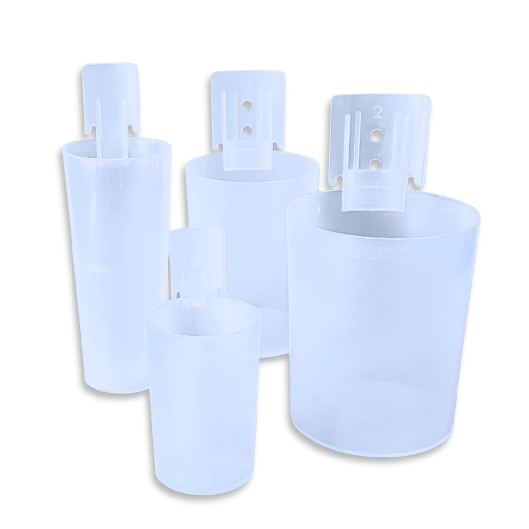 Ejemplos de vasos protectores fabricados por IPP