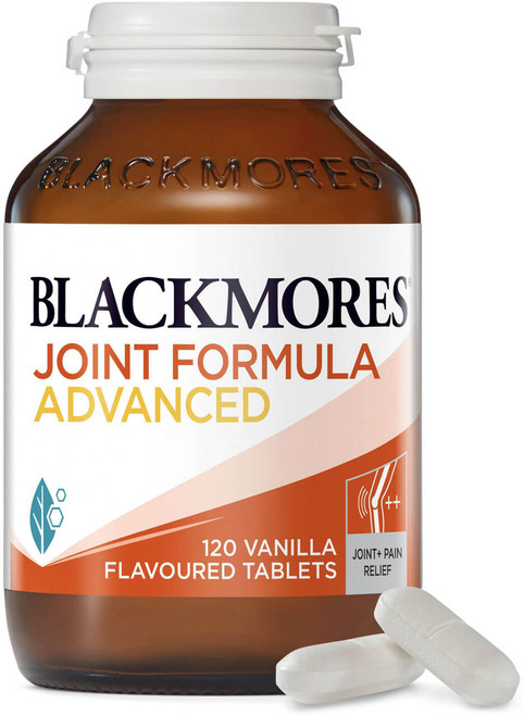 Blackmores Joint Formula Advanced 120 Tabs to relieve mild joint pain and inflammation, support cartilage health and maintain joint mobility and flexibility