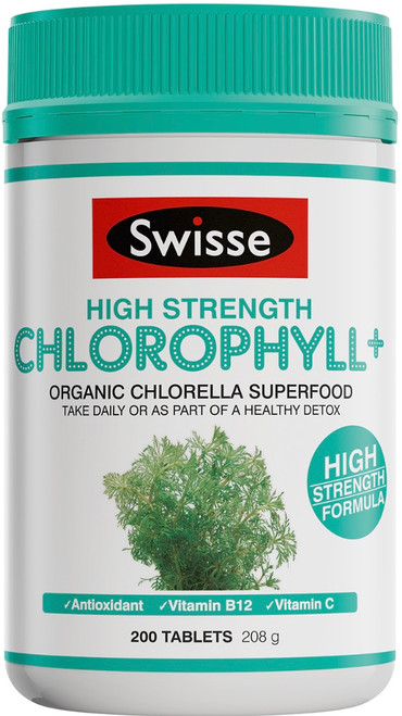 Swisse Ultiboost Chlorophyll+ High Strength 200 Tabs