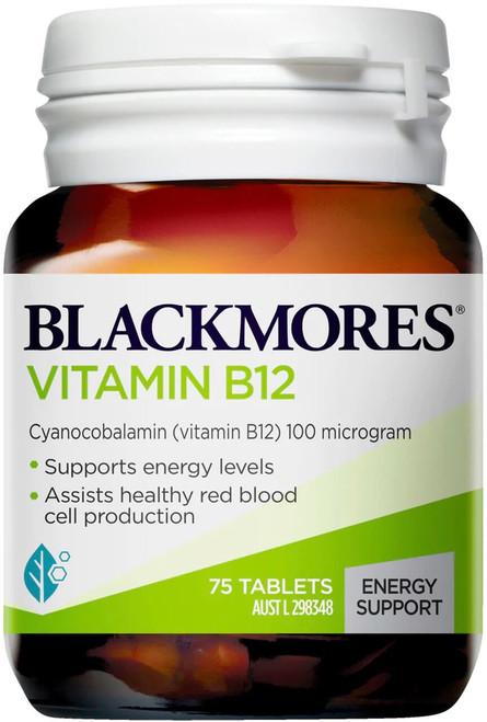 Blackmores Vitamin B6 40 Tabs to support nervous system function, energy production and healthy red blood cell formation