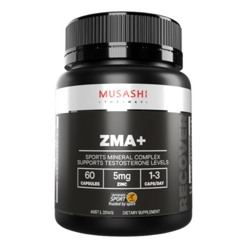 ZMA+ Zinc, Magnesium, Manganese 60 caps Musashi