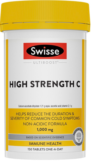 Swisse UltiBoost High Strength Vitamin C 1000mg 150 tabs