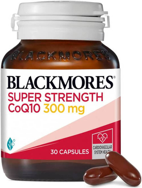 Blackmores CoQ10 300mg Super Strength 30 Caps to support heart health, energy production and antioxidant protection