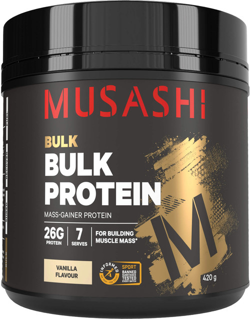 Musashi Bulk Protein Vanilla 420g Musashi Bulk Protein Vanilla 420g