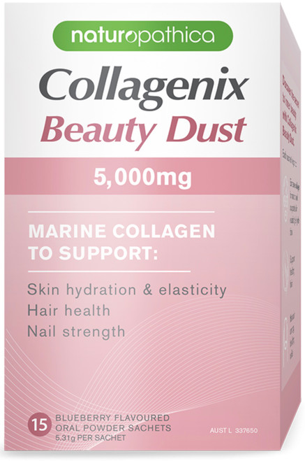 Naturopathica Collagenix Beauty Dust 5,000mg 15 sachets x 3 Pack