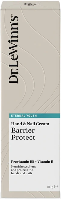 Dr. LeWinn’s Hand & Nail Cream 100g to nourish and hydrate hands, condition nails and protect skin from water, harsh detergents and chemicals