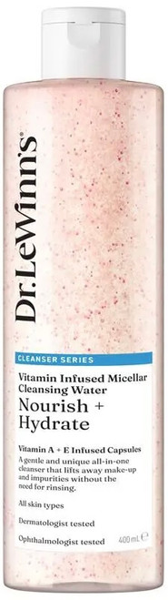 Dr. LeWinn's Cleanser Series Day & Night Vitamin Infused Micellar Cleansing Water Nourish + Hydrate 400ml