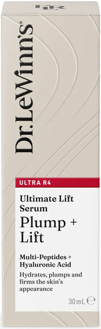 Dr. LeWinn’s Ultra R4 Ultimate Lift Serum 30ml to improve skin firmness and elasticity while reducing the appearance of wrinkles and sagging