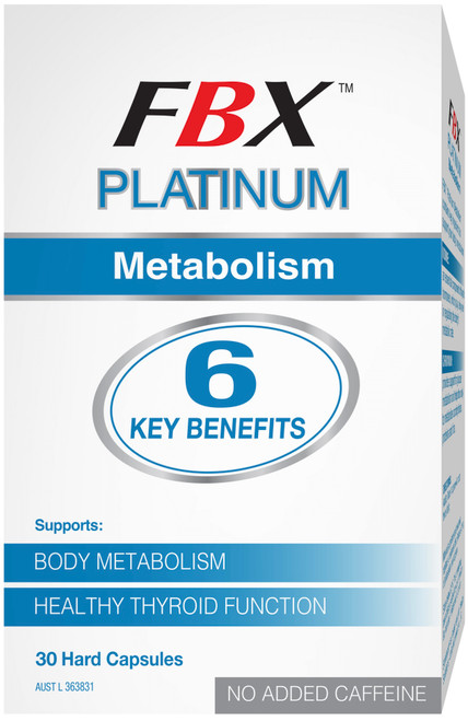 FBX Platinum Metabolism 30 Caps x 3 Pack = 90 Caps